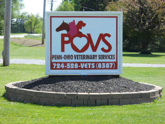 Penn Ohio Veterinary Services sign